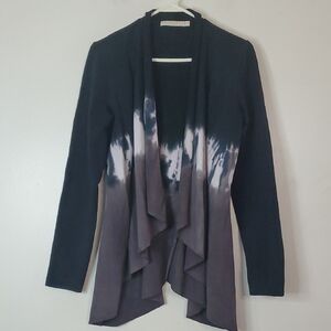 Testimony Los Angeles Tie Dye Cardigan Size Small Womens French Terry Cotton
